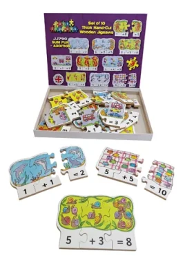 Just Jigsaws 790 Sčítanie - drevené puzzle 30 dielov