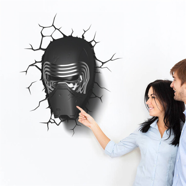 Veselá Stena Samolepka Maska zo Star Wars