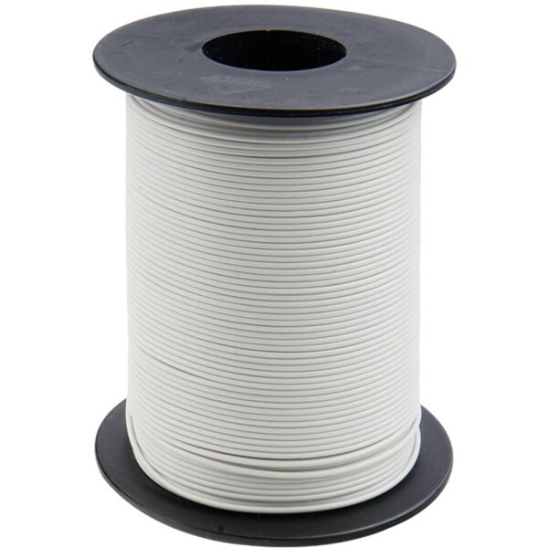 Donau Elektronik 125-S50-5 opletenie / lanko 1 x 0.25 mm² biela 50 m; 125-S50-5