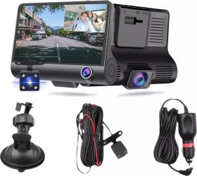 Roger RoGer 3in1 Car video recorder with integrated front / rear / inside camera / Full HD / 170 degree view