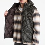 Bunda ROA Nuna 600 Fill Power Printed Check Hooded Down Vest Anthracite L