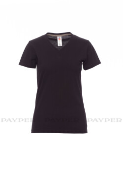 Dámske tričko Payper V-NECK LADY Farba: Čierna, Veľkosť: XS (000951002614000XS)