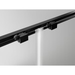 MEXEN/S - Exo sprchovací kút, posuvné dvere 160 x 95, transparent, čierna 8151-160-095-70-00