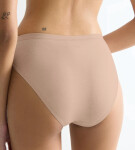 Dámske bavlnené tričko GO Daily Tai - BROWN - beige 00LZ - SLOGGI BROWN S