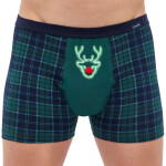 Pánske boxerky 007/75 Red nose - CORNETTE Zelená XL