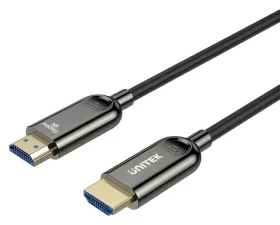 Unitek C11085GY01 70 m / Kábel optický HDMI 2.1 / AOC / 8K 120Hz (C11085GY01-70M)