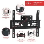 AR-49 / Nástenný držiak TV LCD/LED / 22-47" / VESA / nastaviteľný / max. 30 kg (RAMART AR-49)