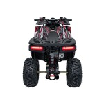Mamido Detská benzínová štvorkolka RamiGO DISCOVERER 125CC čierno-červená
