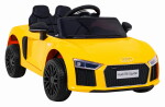 Mamido Detské elektrické autíčko Audi R8 Spyder žlté