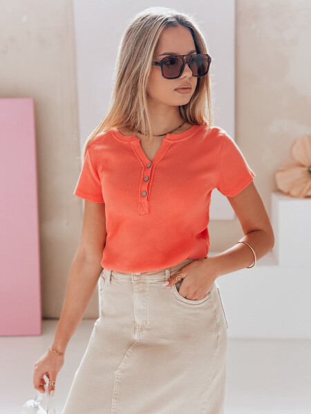 Dámska rebrovaná blúzka KISS LOOK pink FashionStreet RY2838 univerzita