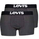 Pánske boxerky 2Pack 37149-0408 Grey - Levi's MD 56-58 CM