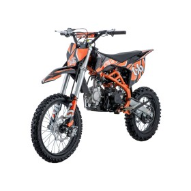 Mamido Detská benzínová motorka RamiGO ULTRA 66 125CC oranžová