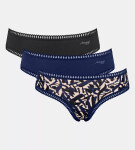 Dámske hipsterky GO Crush C3P - MODRÉ - modré M008 - SLOGGI BLUE XL