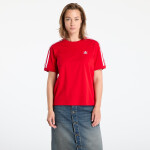 Tričko adidas 3 Stripe Tee Better Scarlet M