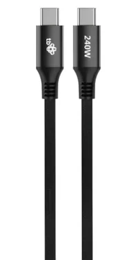 TB Touch USB-C - USB-C 240W čierna / Dátový kábel / 1 m / Power Delivery (AKTBXKUCCOSI10B)