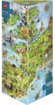 HEYE Puzzle Draci - Mapa Európy