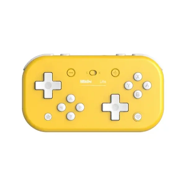 8Bitdo Lite žltá / Bezdrôtový ovládač / Bluetooth / pre Windows / Switch / SteamOS / Rasberry Pi (RET00217)