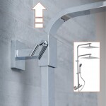 Eisl - Sprchový stĺp Calvin s termostatickou batériou, chróm DX1104CST