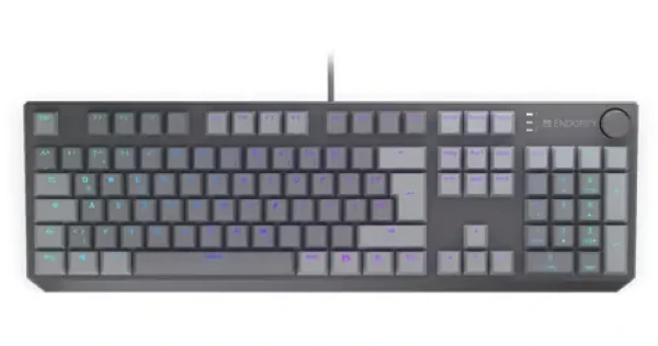 Endorfy Thock V2 šedá / Herná klávesnica / Drôtová / Endorfy Red / USB / DE layout (EY5D035)