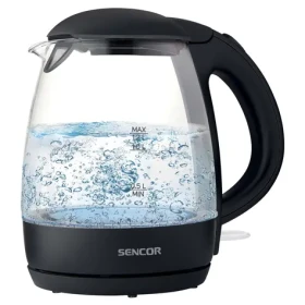 Sencor SWK 2300BK strieborná / Rýchlovarná kanvica / 2200W / 1.2L (8590669294251)
