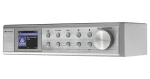 Soundmaster IR1500SI strieborná / Kuchynské rádio / DAB+ / FM / Bluetooth / Wi-Fi / 2" LCD (IR1500SI)