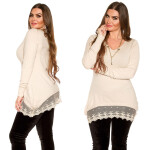 Koucla pullover with chain lace Einheitsgroesse