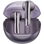 QCY T32 AilyBuds Clear fialová / Bezdrôtové slúchadlá / TWS / ANC / mikrofón / Bluetooth 5.3 / IPX5 / s dobíjacím boxom (T32 purple)