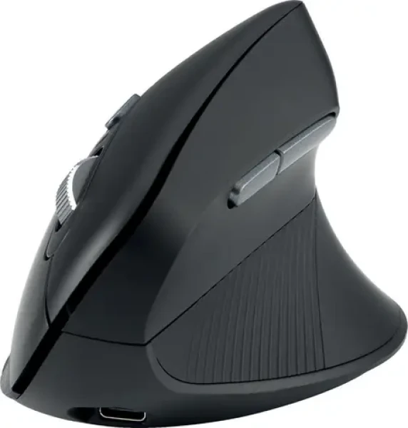Kensington Pro Fit Ergo MY630 EQ čierna / Vertikálna bezdrôtová myš / 2400 DPI / 5 tlačidiel / Bluetooth (K72482WW)