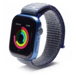 Gear4 Športový remienok Apple Watch 45/44/42mm modrá / Remienok / Nylon / Vodeodolný (705009518)