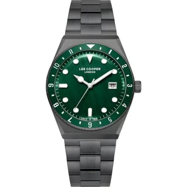 Lee Cooper LC08284.070 čierna / Pánske hodinky / ručičkové / minerálne sklo (8681668665446)