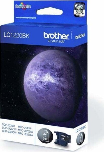 Brother Brother originálny ink / Toner LC-1220BK, black, 300s, Brother DCP-J925 DW