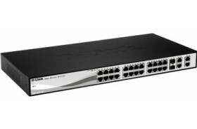 D-Link DGS-1210-28P / Gigabit PoE Smart Switch / 24x gigabit RJ45 / 4x gigabit SFP (DGS-1210-28P)