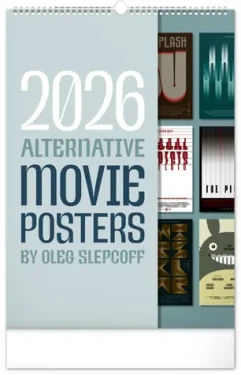 NOTIQUE Nástenný kalendár Alternative Movie Posters 2026 / 33 x 46 cm (PGN-35526-L)