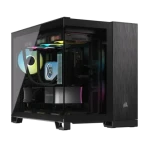 Corsair 2500X Aluminium čierna / mATX / 2x USB-C 3.2 / 1x USB-A 3.2 / bez zdroja / priehľadná bočnica (CC-9011287-WW)