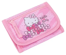BAAGL Hello Kitty Sweet Leopard GRS / Peňaženka na krk / šnúrka s poistkou / suchý zips / menovka