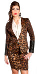 Sexy KouCla blazer fitted in animal print