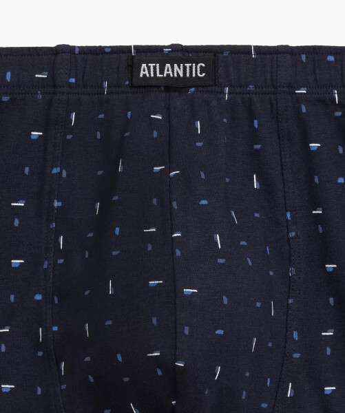 Pánske boxerky 3MH-194 A'3 - Atlantic M modrá-vzor