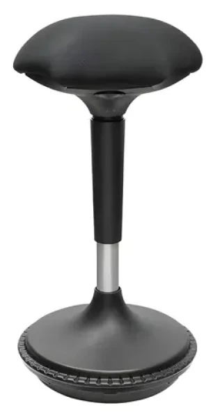 LogiLink Aktívna sedacia stolička čierna / Sedacia stolička / výškovo nastaviteľná / 63-87 cm / do 125 kg (EO0011)