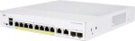 Cisco Cisco switch CBS250-8FP-E-2G, 8xGbE RJ45, 2xRJ45/SFP combo, fanless, PoE+, 120W (CBS2508FPE2GEURF)