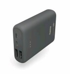 Hama Supreme 10HD sivá / powerbank / 10000 mAh / 3A / 2x USB-A / 1x USB-C (201668)