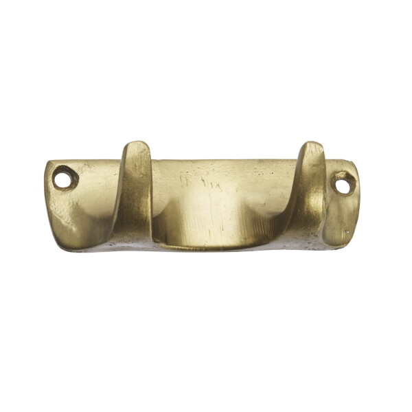 MADAM STOLTZ Kovový vešiak Matt Brass 8 cm