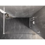 MEXEN/S - Lunar Sprchová zástena WALK-IN pravá 80 x 200, transparent 8 mm, biela 830-080-000-20-00-P