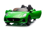 Mamido Mamido Elektrické autíčko Maserati GranTurismo Folgore 24V | 480W | 60 kg zelené
