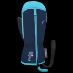 REUSCH detské nepremokavé zimné rukavice Ben Mitten s jedným prstom tmavomodré (62/85/408/4503) II