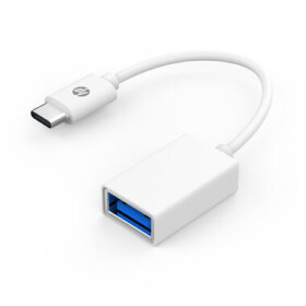 HP DHC-TC105 redukcia USB-A 3.0 (F) - USB-C 3.0 (M) 15 cm biela (9YF06AA)