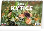 NOTIQUE Stolný kalendár Kytica CZ/SK 2027 / 23,1 x 14,5 cm