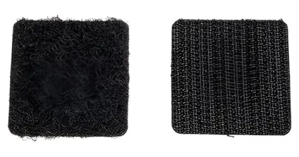 Velcro Nalepovacie príchytky suchý zips čierne / Príchytky so suchým zipsom / 25 mm / 24 ks (VEL-EC60236)