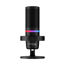 HyperX DuoCast USB čierna / stolný mikrofón / RGB podsvietenie / pop filter (4P5E2AA)