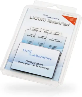 Coollaboratory Liquid MetalPad - 3xCPU + čistiaca sada / 38 x 38 mm / 3 Ks (MetalPad 3xCPU 1xRS)