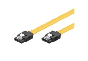 MicroConnect Prepojovací kábel SATA 7pin - SATA 7pin 0.5m žltá / SATA III (SAT15005C6)